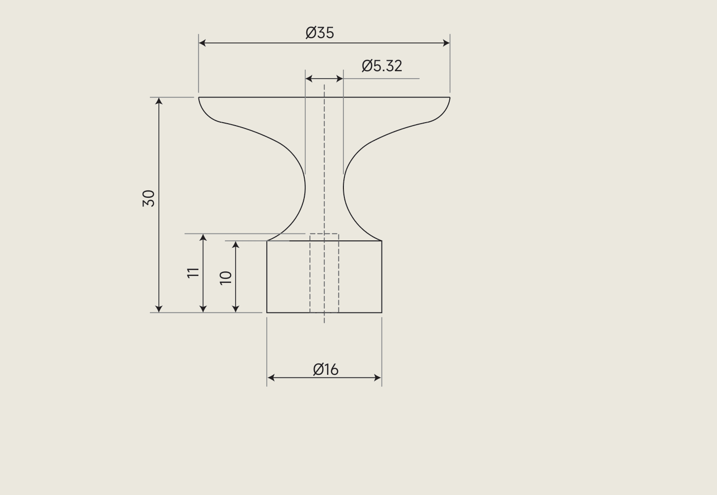 Solen technical drawing