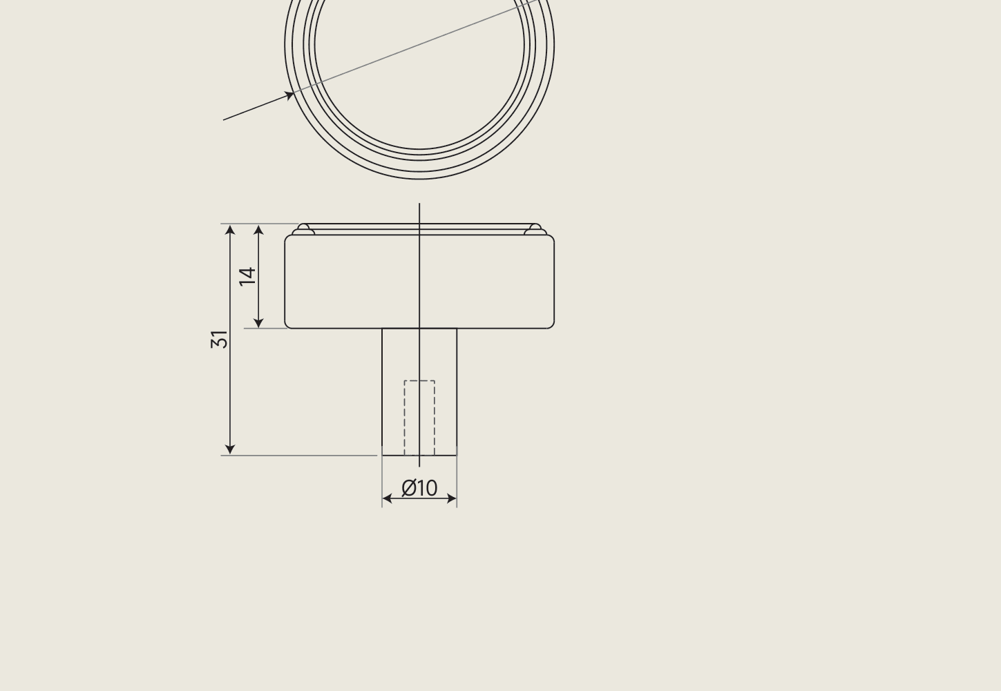 Palo technical drawing