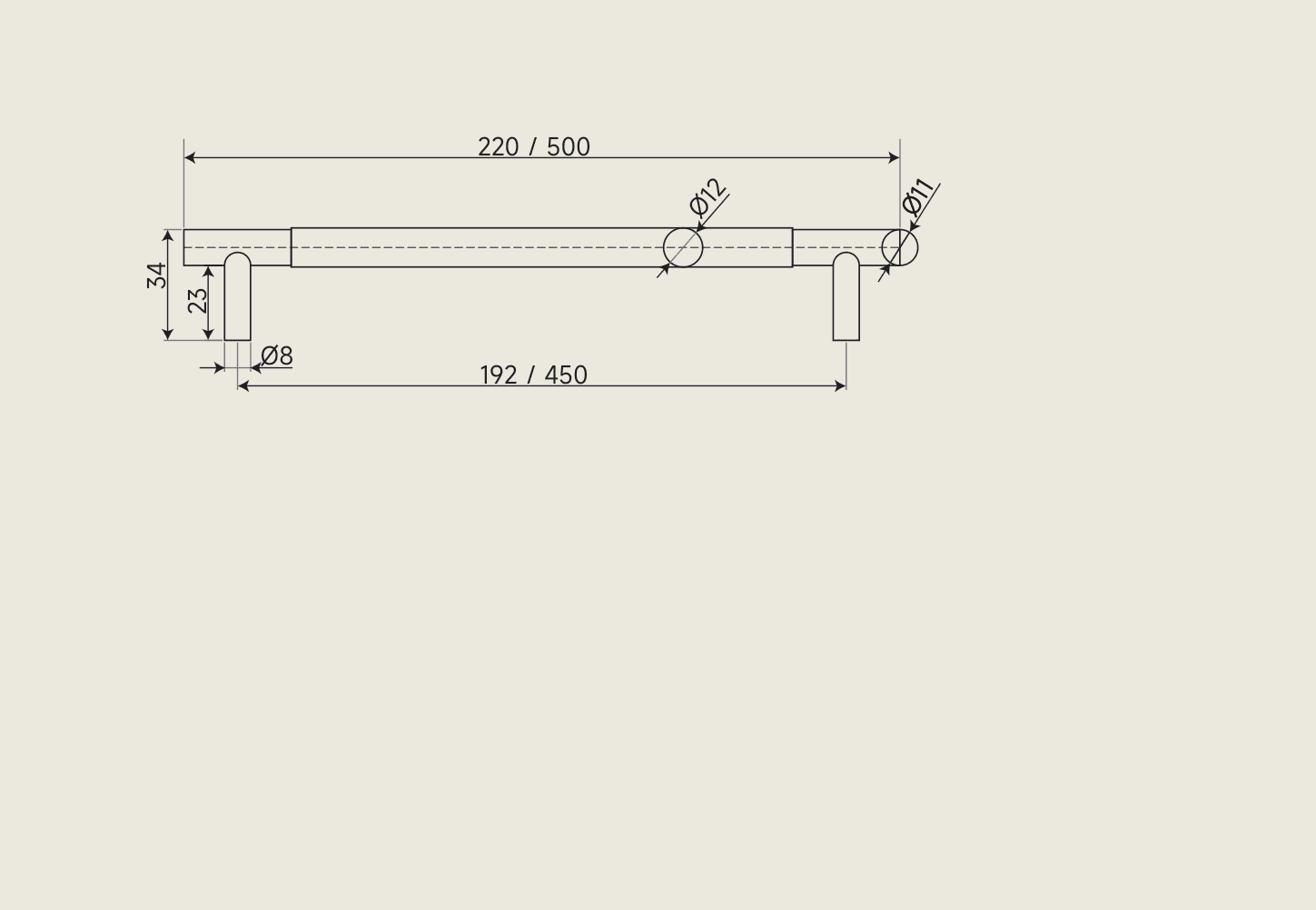 Kova technical drawing