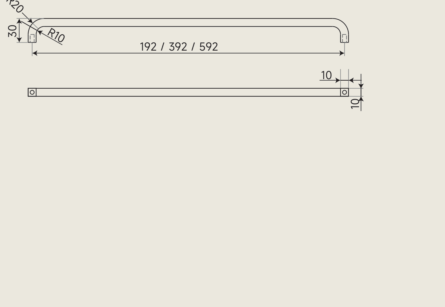 Rivo L technical drawing