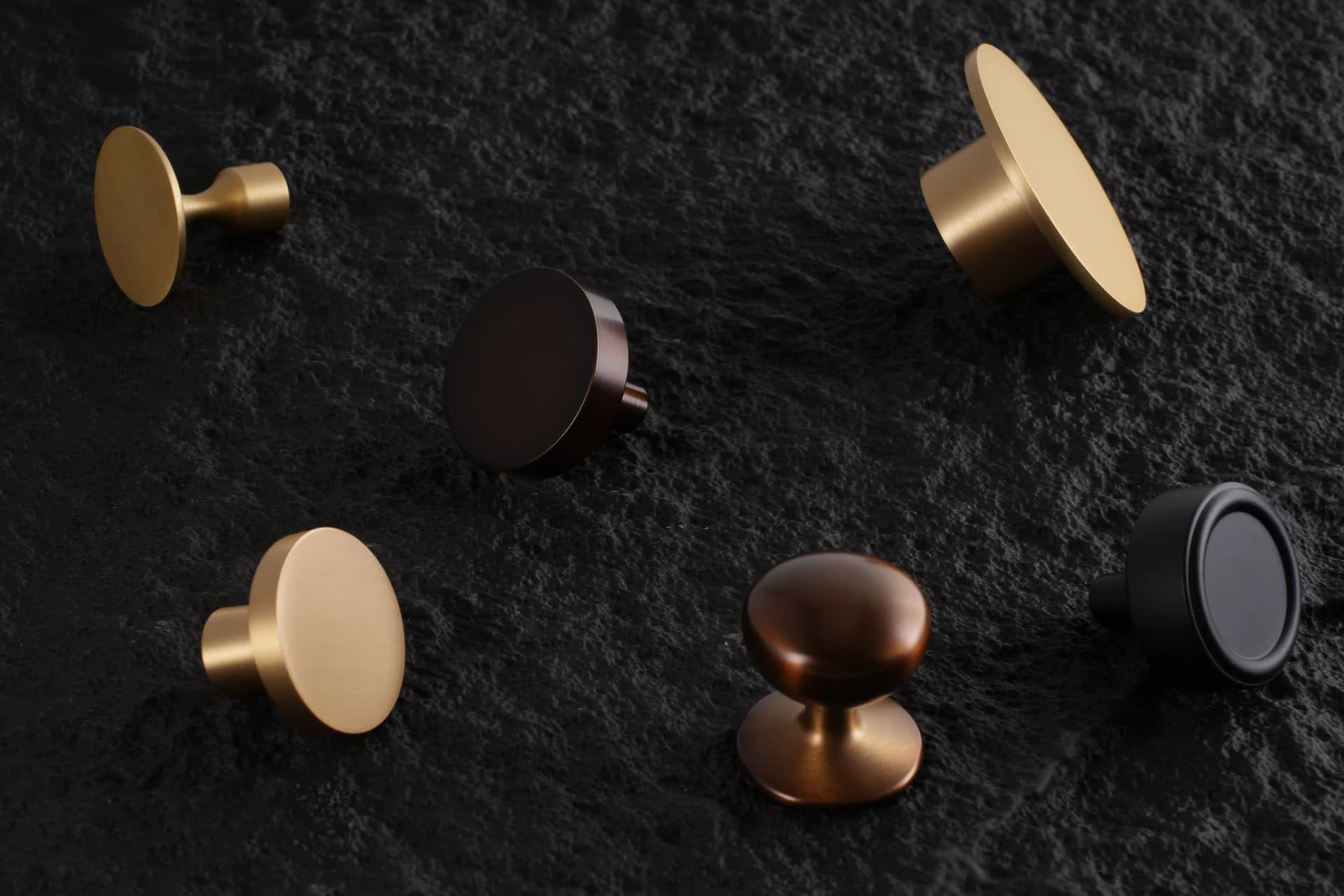 KN Series solid brass cabinet knobs collection